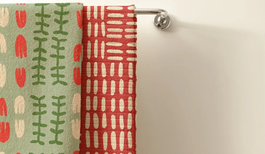 pano de prato colorido