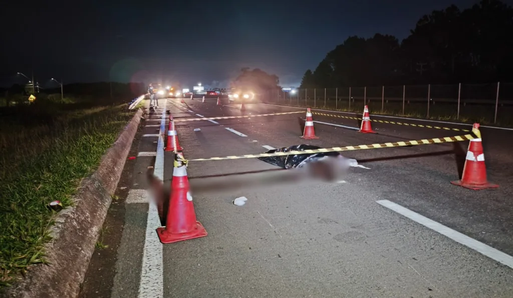 homem morre atropelado na BR-277, em São José dos Pinhais