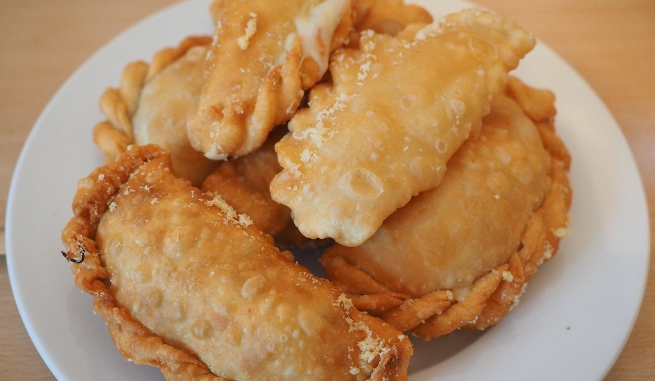 empanadas em prato