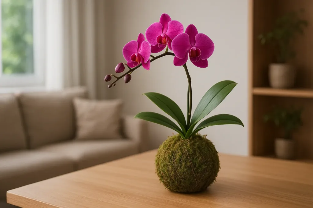 Kokedama com orquídea o jeito mais elegante de cultivar essa flor em casa