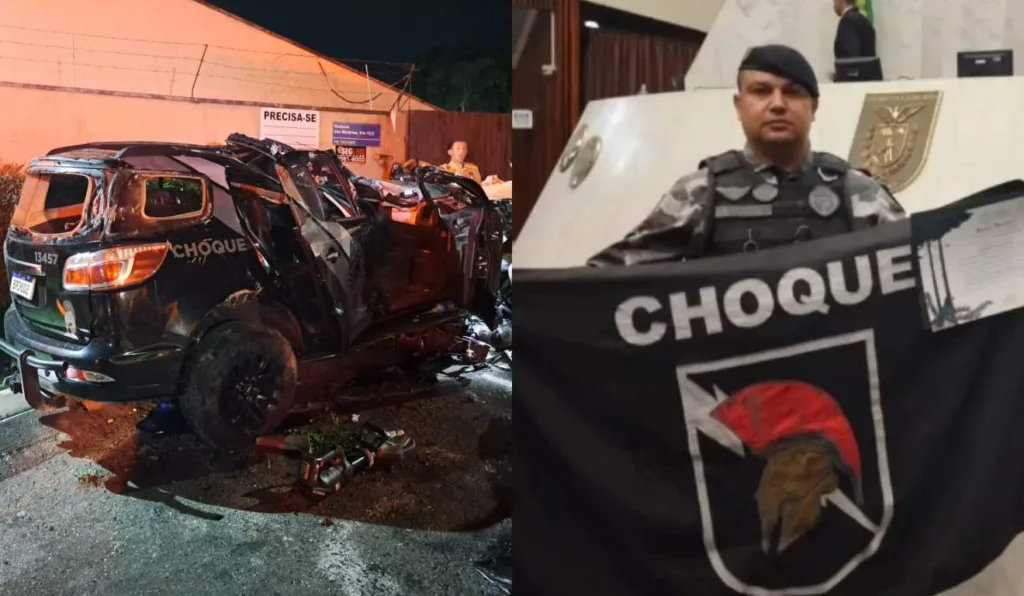 Policial Esmaile morreu durante um acidente, em uma perseguição policial 