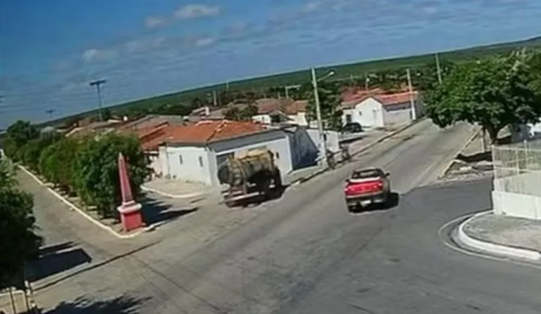 local onde criança morreu atropelada por caminhão