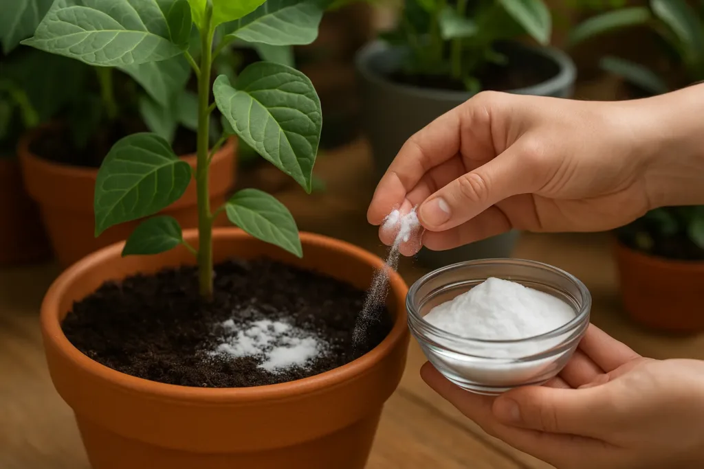 Os 4 usos do bicarbonato nas plantas que jardineiros experientes recomendam