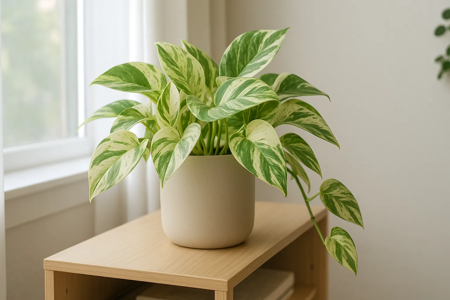 Jiboia branca estratégias para destacar as folhas claras sem queimá-las