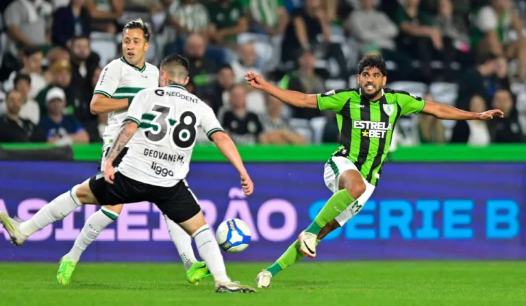 Na última vez em que se enfrentaram no Couto, Coritiba venceu o América-MG por 1x0.