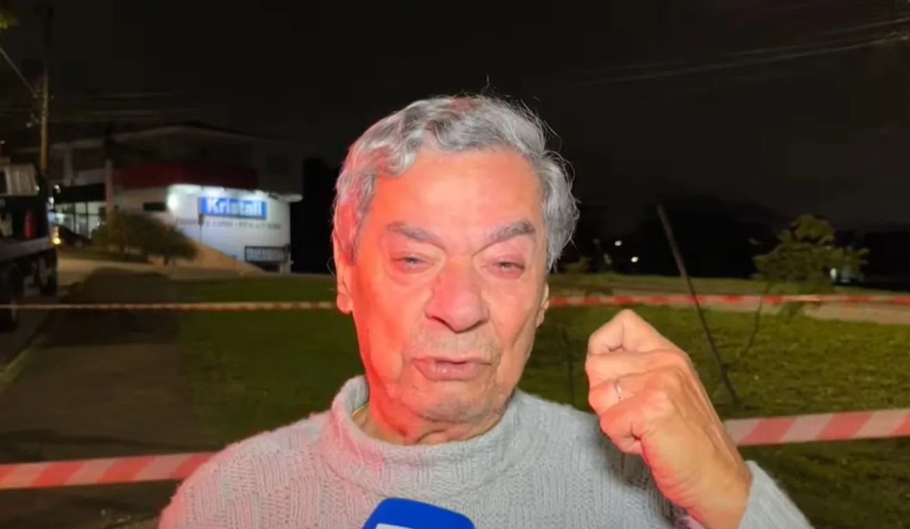 Adeir Santos, pai de André Leonardo Gambi Pinto, chefe da Casa Militar que morreu em um grave acidente entre um carro e uma moto