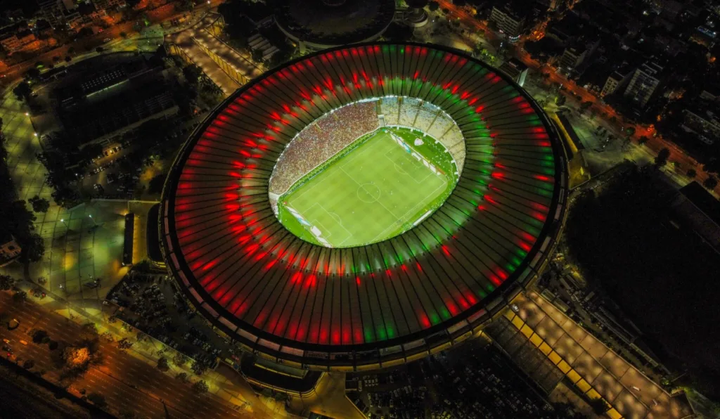 Visão aérea do Maracanã