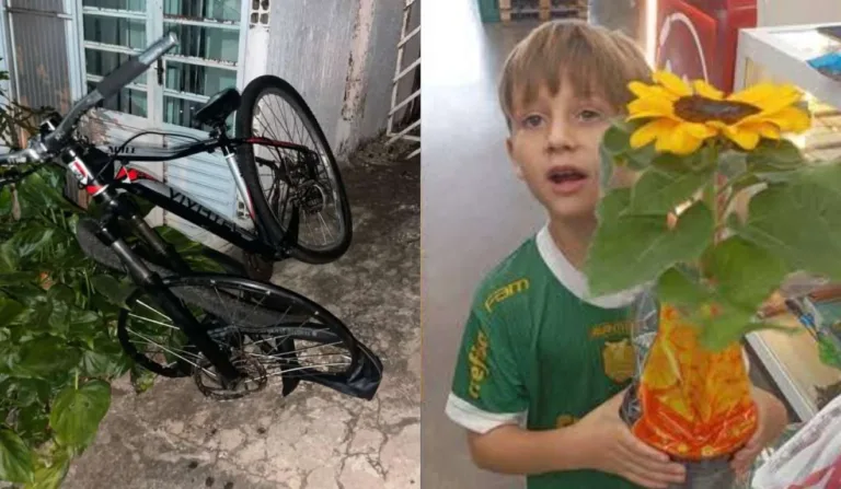 Murilo estava com um amiguinho no momento do acidente de bicicleta
