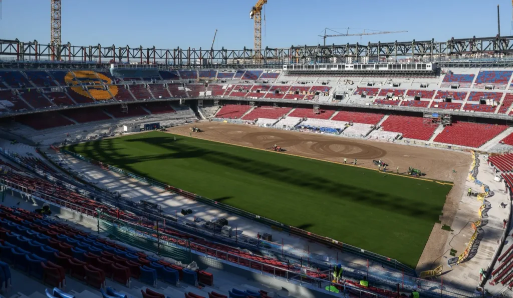 Spotify Camp Nou em reformas