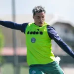 Josué em treino do Coritiba
