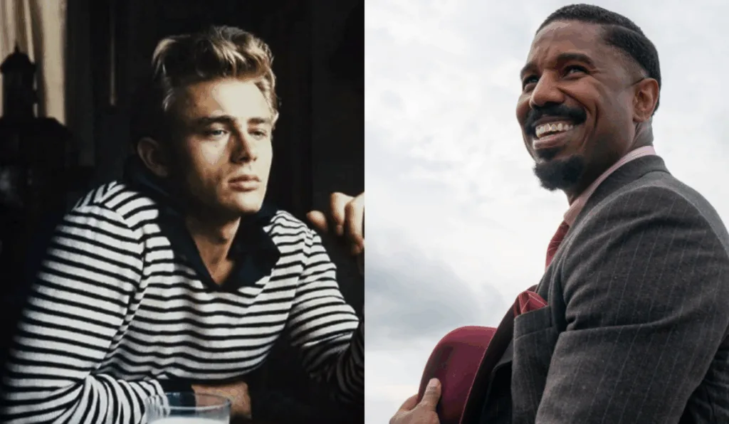 Imagem de James Dean e Michael B. Jordan