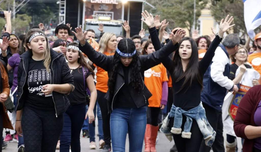 Marcha para Jesus em, Curitiba