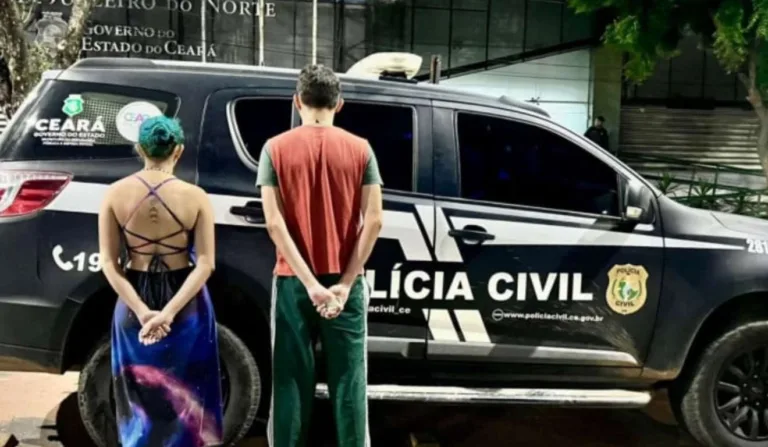 casal que matou bebê em frente a viatura da polícia civil