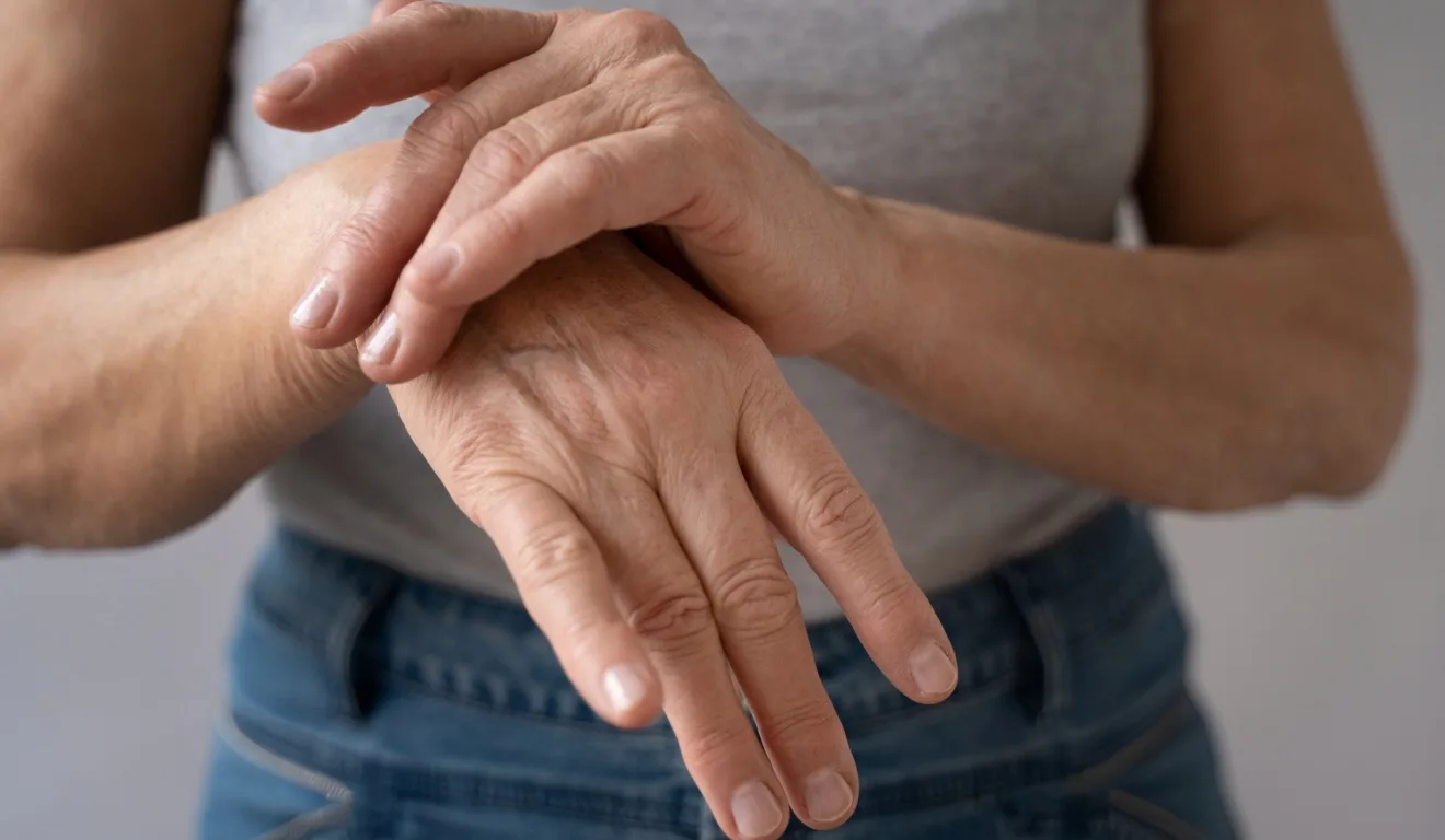 mãos e articulações