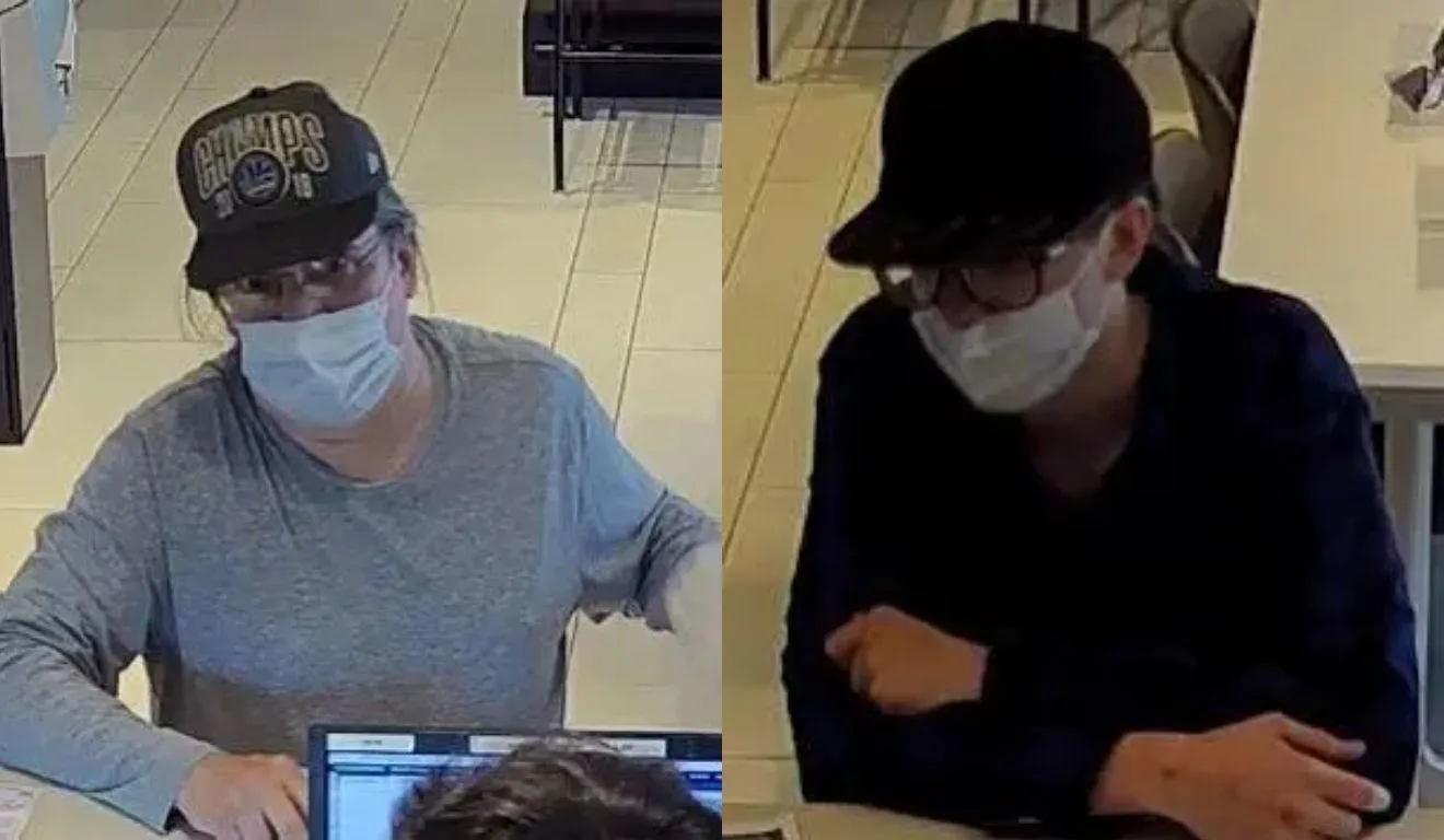 Pai e filho assaltando banco juntos