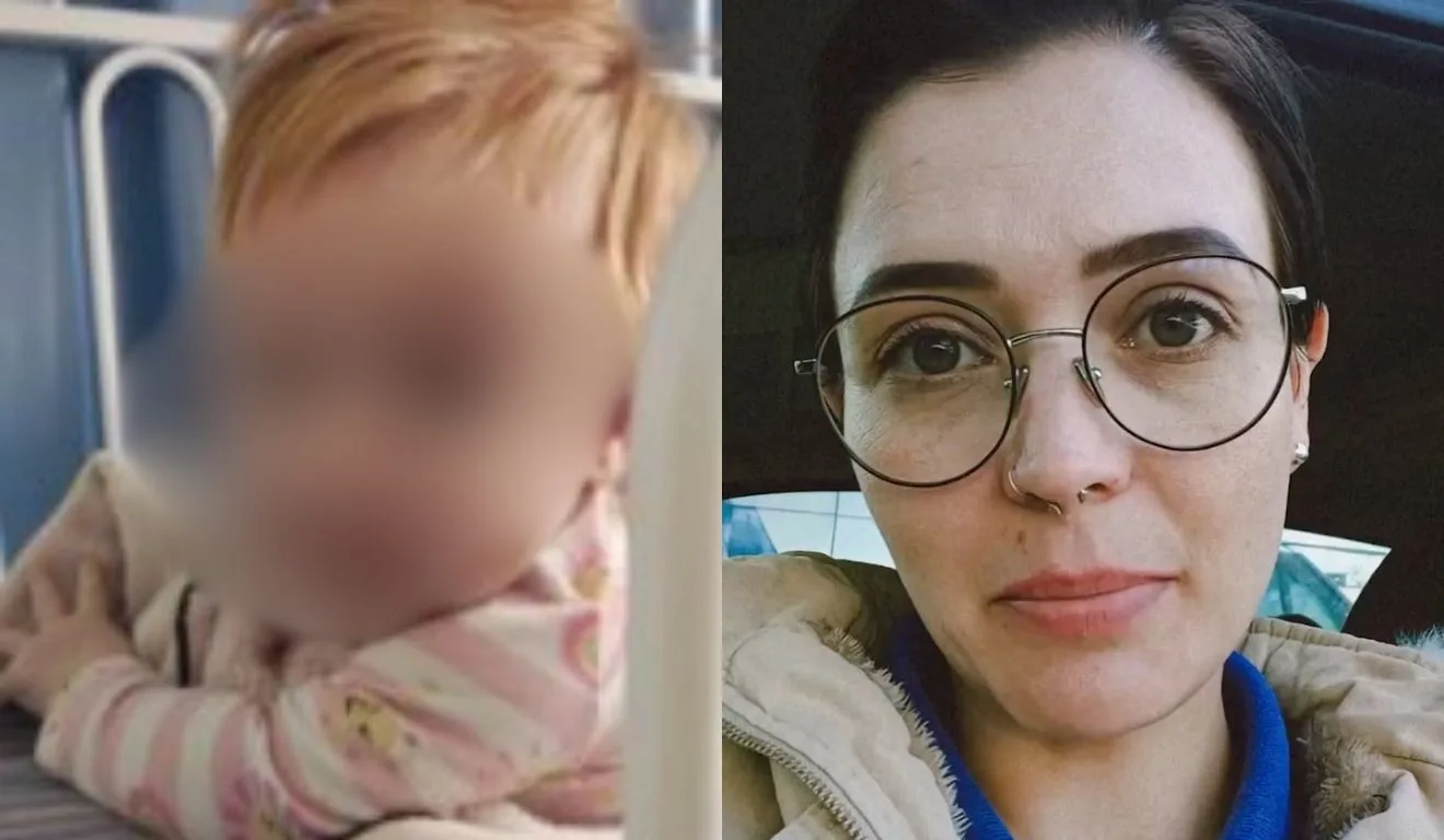 tia de bebê que caiu de trocador em creche