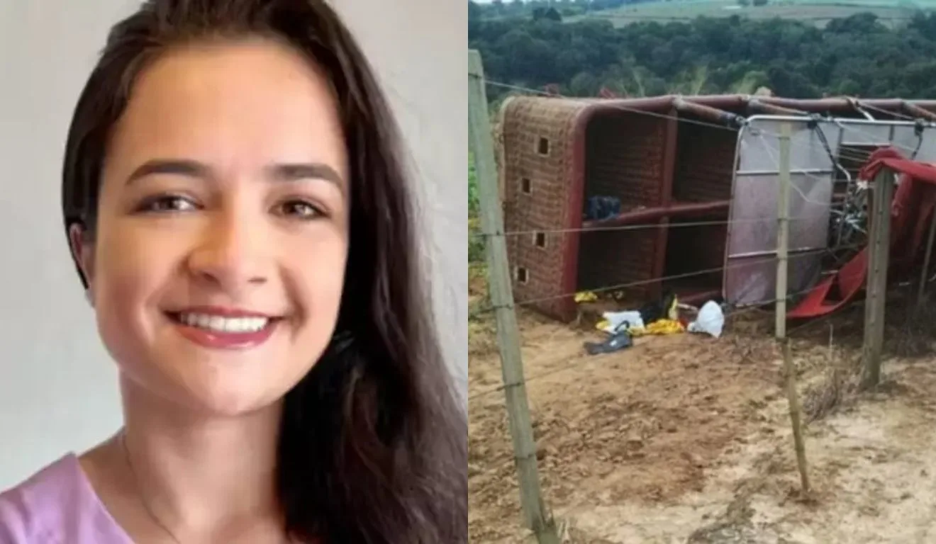 Gravida que morreu em queda de balão