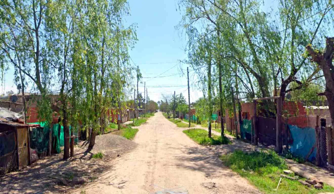 Rua da casa na qual a menina era abusada.