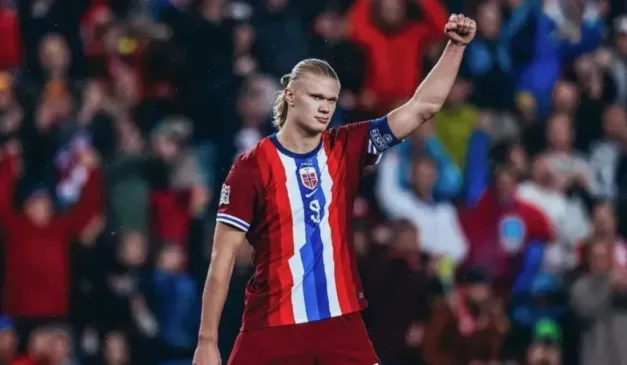Haaland é o principal jogador da Seleção da Noruega e já é o maior artilheiro da história da equipe (Foto: Divulgação/ Noruega)