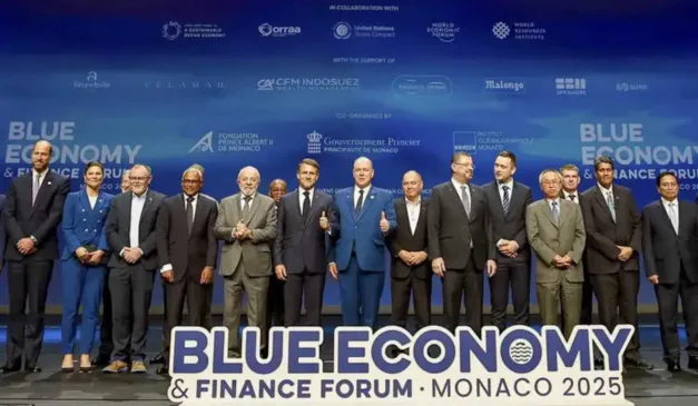 Presidente Luiz Inácio Lula da Silva durante sessão de Encerramento do Fórum de Economia e Finanças Azuis