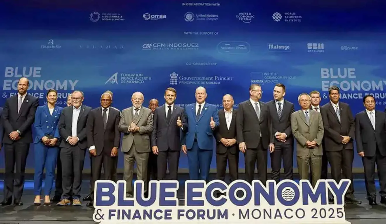 Presidente Luiz Inácio Lula da Silva durante sessão de Encerramento do Fórum de Economia e Finanças Azuis