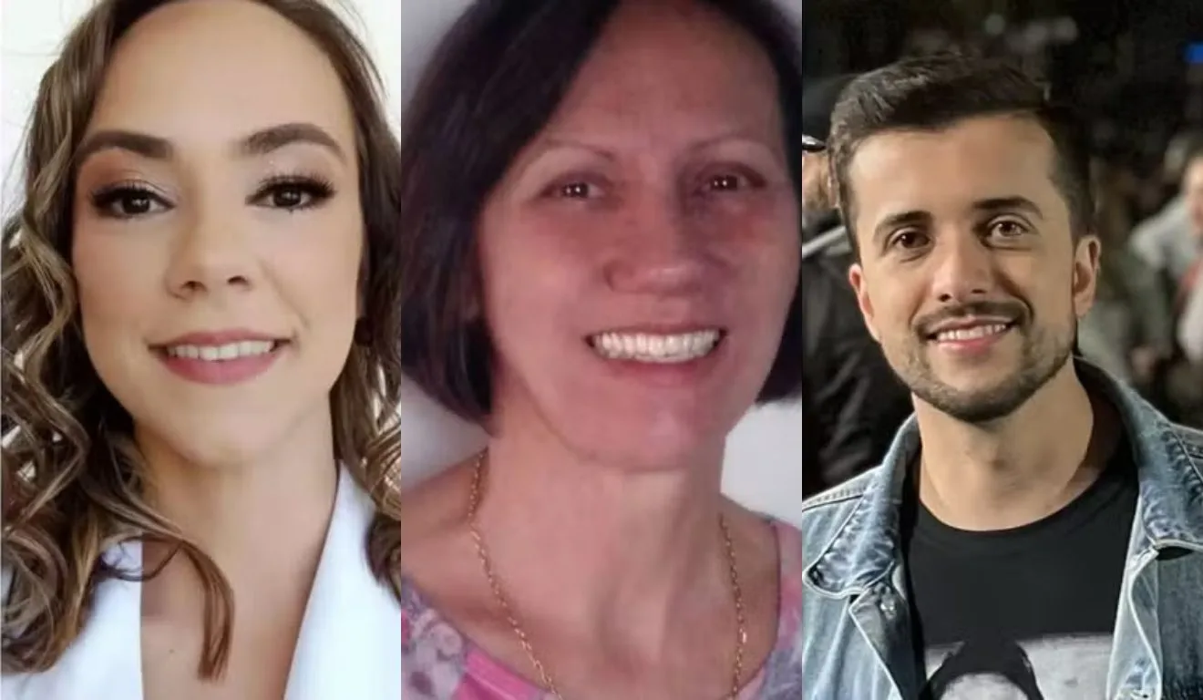 Vítimas da queda de balão em Santa Catarina