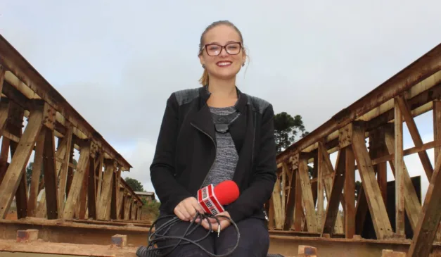 Dayanne atuou como repórter na Região Metropolitana de Curitiba