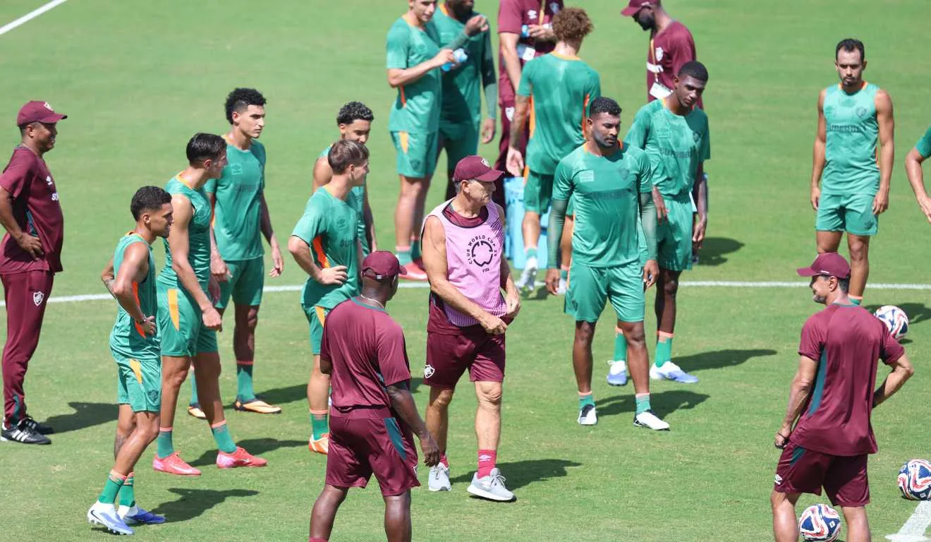 Treino do Fluminense nesta semana nos Estados Unidos.