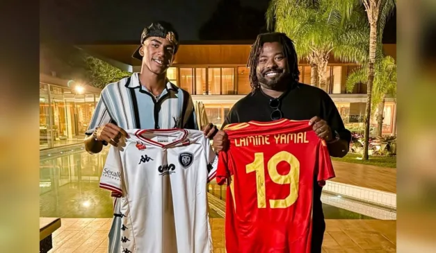 Craque do Barça com a camisa do Leão. (Foto: Reprodução/ Instagram)