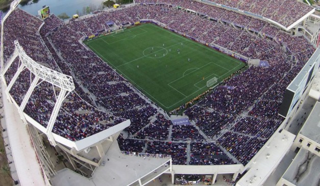 Camping World Stadium, palco da partida entre Manchester City x Al Hilal (Foto: Divulgação/ Orlando City)