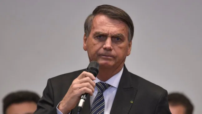 Bolsonaro antes de depor ao STF