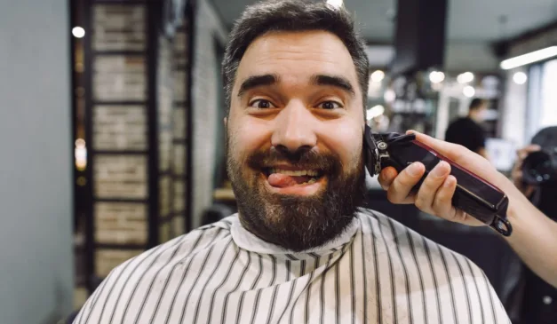 corte de cabelo masculino em rosto redondo