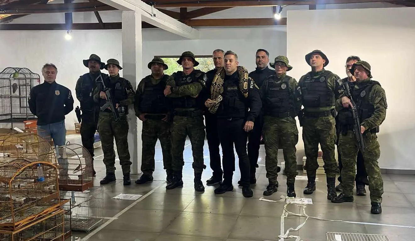 Delegado responsável com equipe da PCPR 