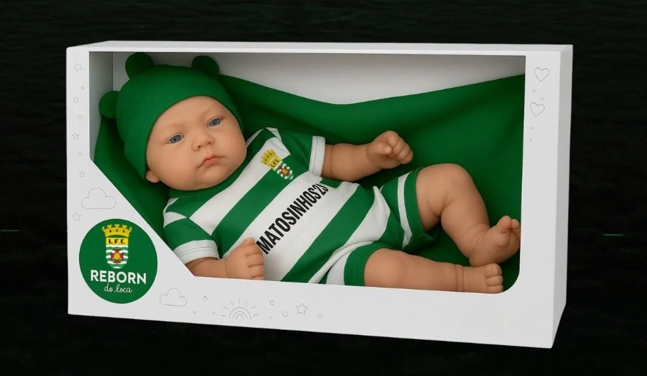 Imagem utilizada pelo Leça para divulgar o plano de sócios para bebê reborn.