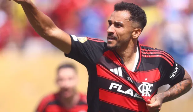 Danilo fez seu primeiro gol com a camisa do Flemngo contra o Chelsea (Foto: Gilvan de Souza/Flamengo)