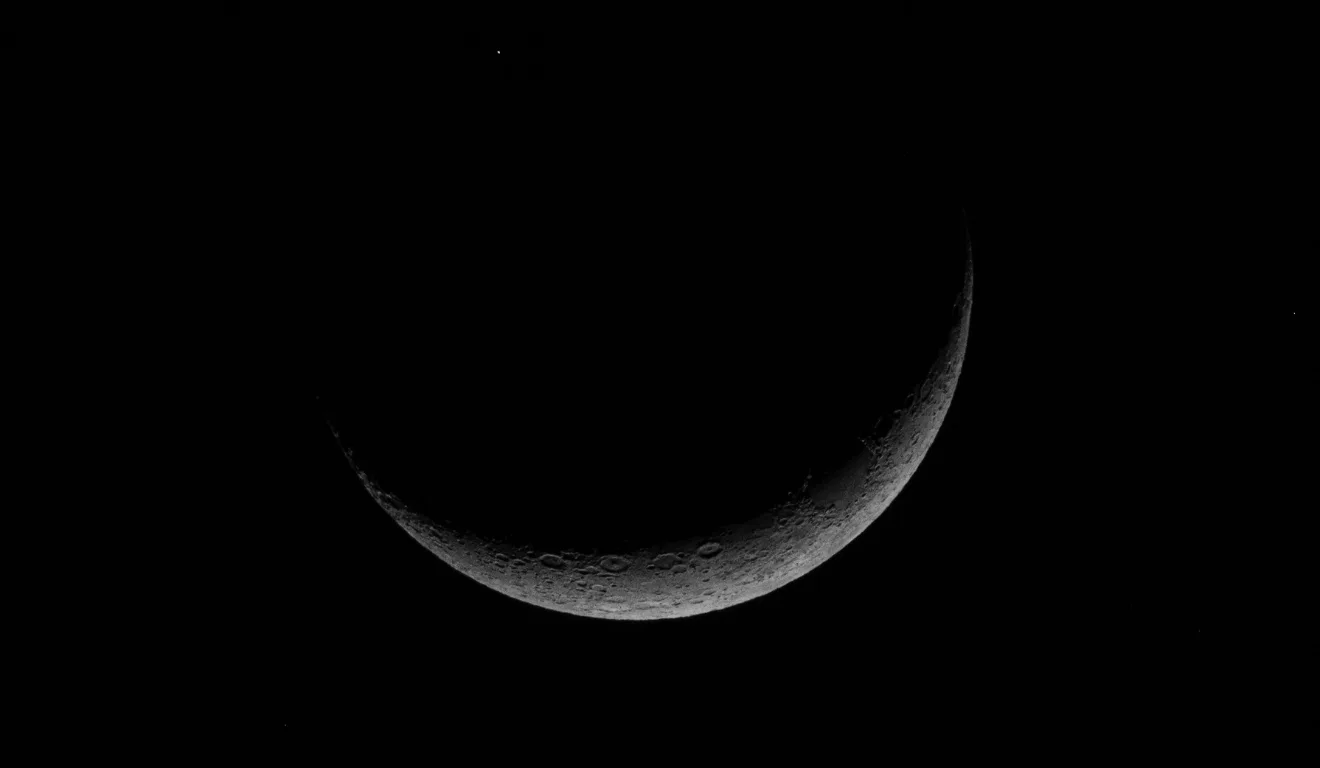 Imagem ilustrativa da lua minguante.