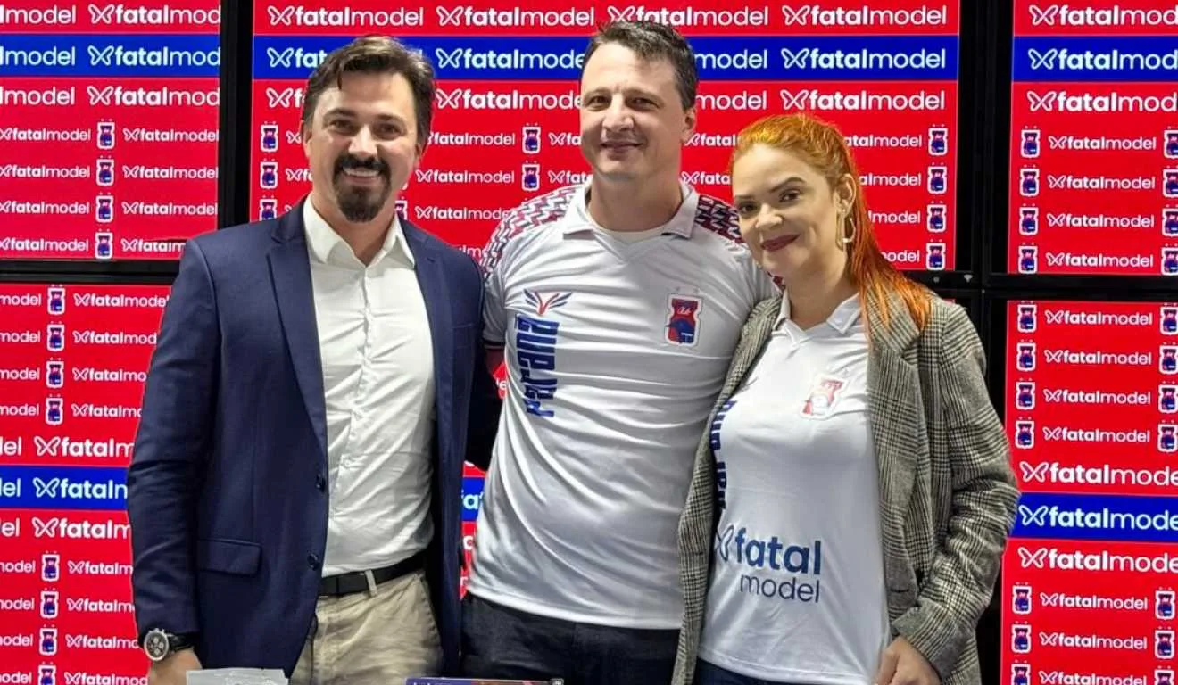 Dirigentes do Paraná Clube e da Fatal Model anunciaram a parceria.