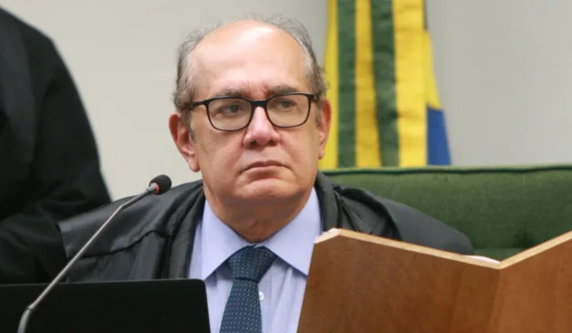 Ministro Gilmar Mendes, do Supremo Tribunal Federal (STF), durante sessão do órgão