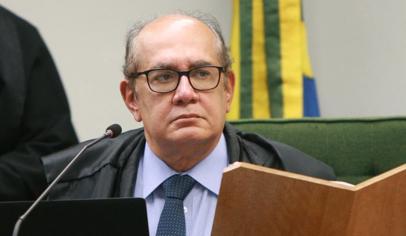 Ministro Gilmar Mendes, do Supremo Tribunal Federal (STF), durante sessão do órgão 