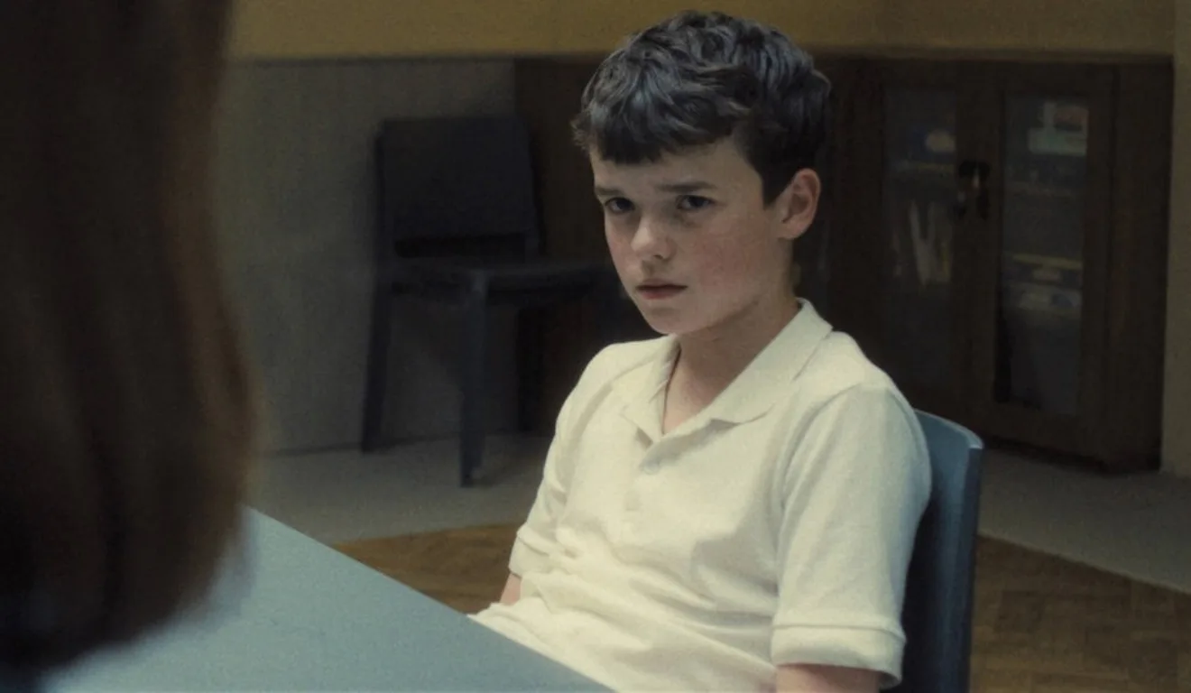 cena da série Adolescência, da Netflix