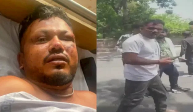 Sobrevivente do avião que caiu na Índia