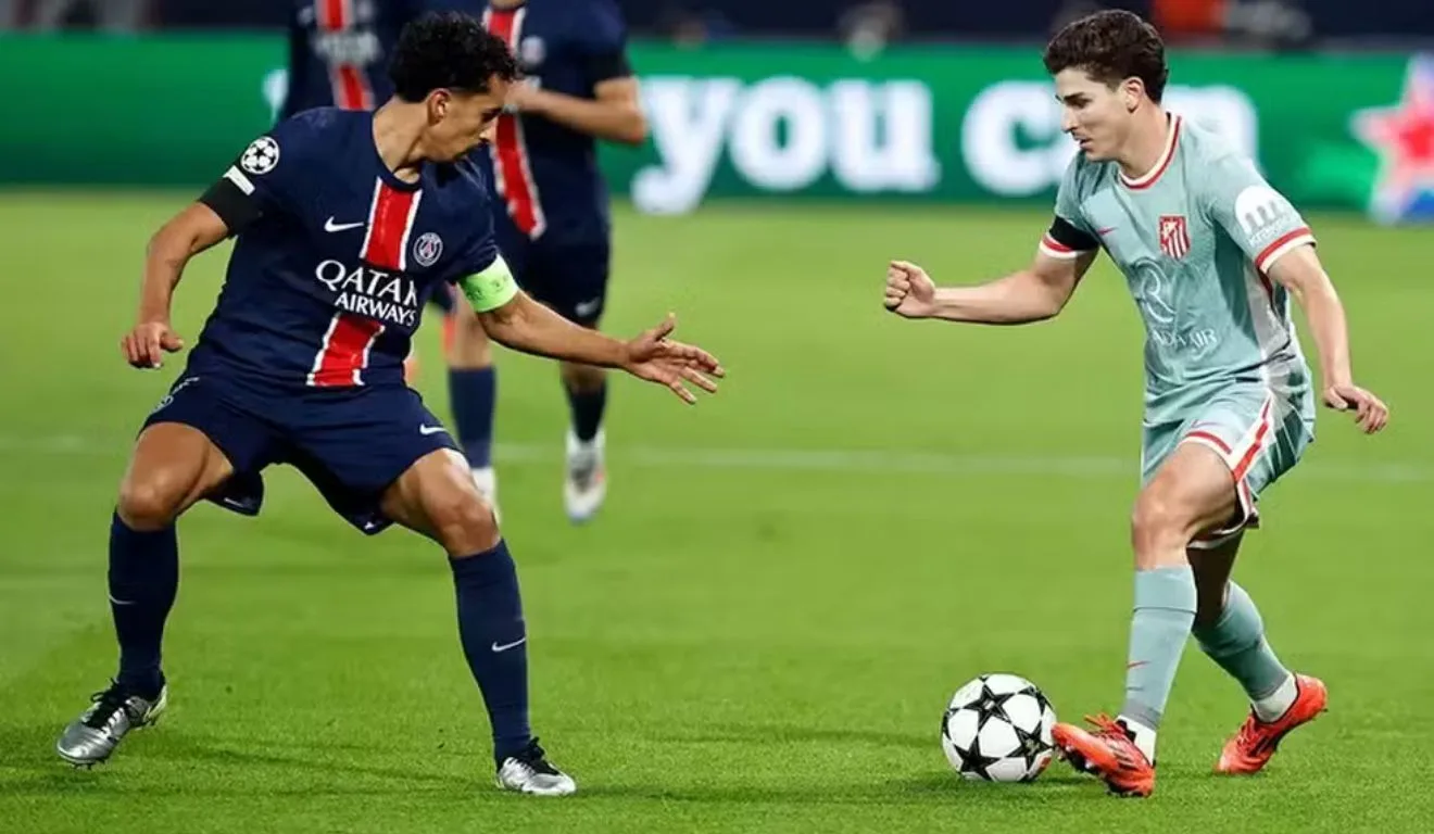 PSG X Atlético de Madrid farão um dos principais jogos desta primeira fase (Foto: Divulgação Atlético de Madrid)