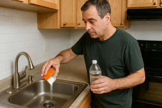 Truque de 30 segundos para desentupir a pia evita gastos com encanador