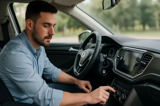 Por que não se deve ligar o ar-condicionado logo ao entrar no carro