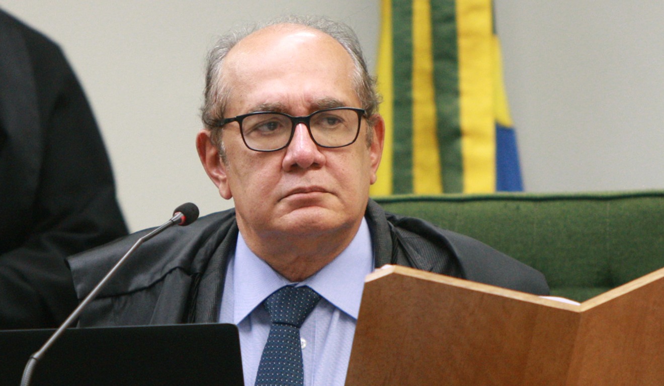 Ministro Gilmar Mendes, do Supremo Tribunal Federal (STF), durante sessão do órgão