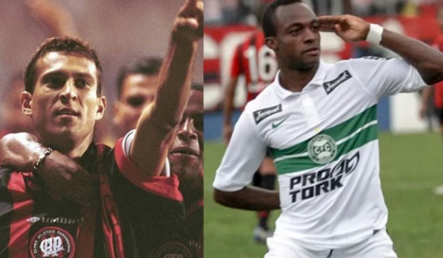 Luisinho Netto e Geraldo foram entrevistados no Bate Pronto Paraná desta quinta-feira (26). (Fotos: Reprodução/Redes sociais / Site oficial do Coritiba