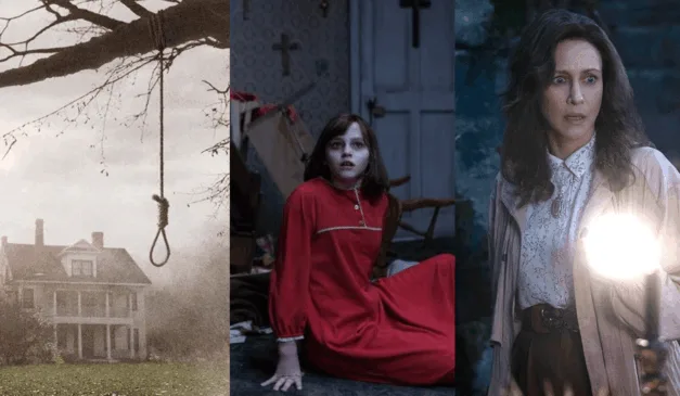 Imagens dos filmes: Invocação do Mal (2013, 2016 e 2021)