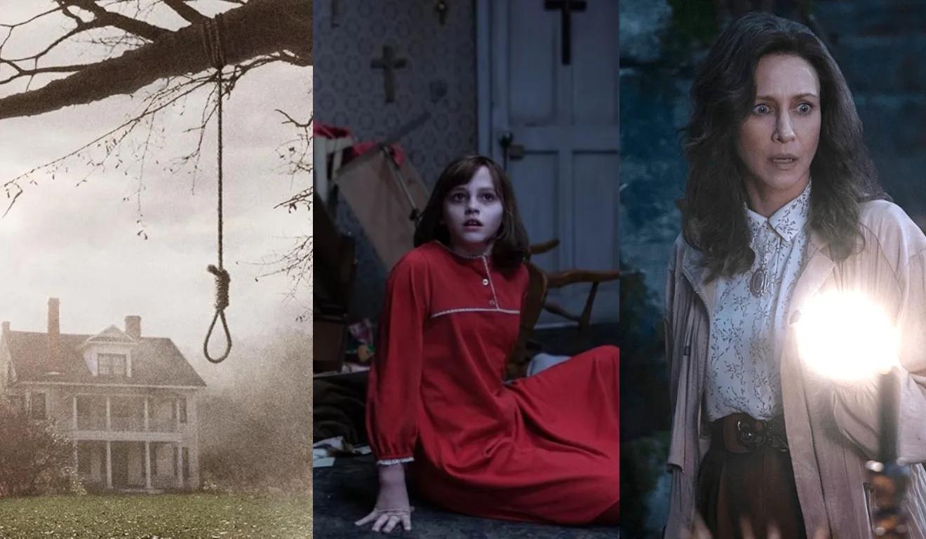 Imagens dos filmes: Invocação do Mal (2013, 2016 e 2021)