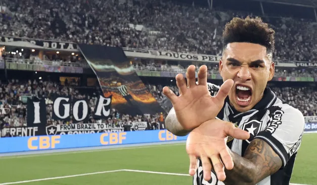 Igor Jesus fez o último jogo pelo Glorioso nesta quarta-feira (4). (Foto: Vítor Silva/Botafogo)