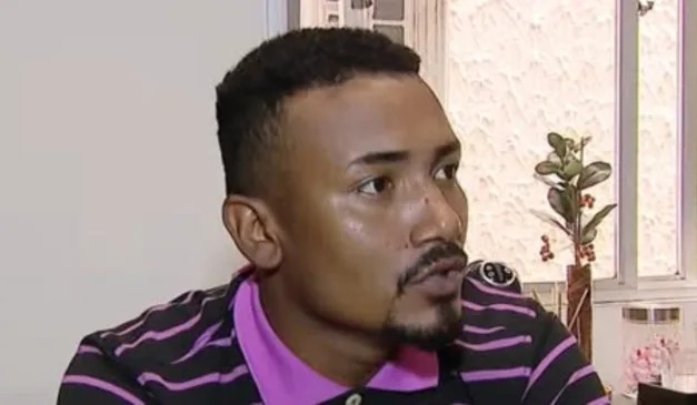 Maik Gustavo Silva é o trabalhador que sobreviveu após ter a corda cortada por um empresário